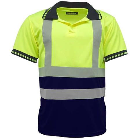 Standsafe HV004 Hi Vis Short Sleeve Polo Shirt-work wear-Irish Bait & Tackle Ltd-Irish Bait & Tackle