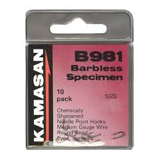 Kamasan B981 Barbless Specimen Hooks-Coarse Hooks-Kamasan-Irish Bait & Tackle