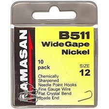 Kamasan B511 Wide Gape Nickel-Coarse Hooks-Kamasan-Irish Bait & Tackle