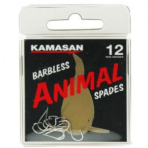 Kamasan Spade Barbless Animal Hooks-Coarse Hooks-Kamasan-16 - Eyed Barbless-Irish Bait & Tackle