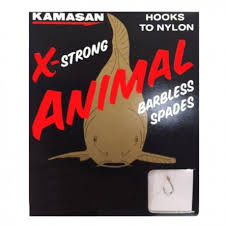 Kamasan X-Strong Animal Barbless & Barbed Spades-Coarse Hooks-Kamasan-Size 12 (Barbless Spade)-Irish Bait & Tackle