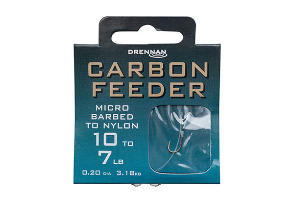 Drennan Carbon Feeder Hook to Nylon-Hooks to Nylon-Drennan-Irish Bait & Tackle