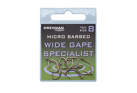 Drennan Wide Gape Specialist Micro Barbed Hooks-Coarse Hooks-Drennan-Irish Bait & Tackle